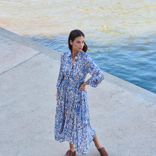 Vestido camisero Camila de la colección Cassis Luna Llena 171CA40AZ