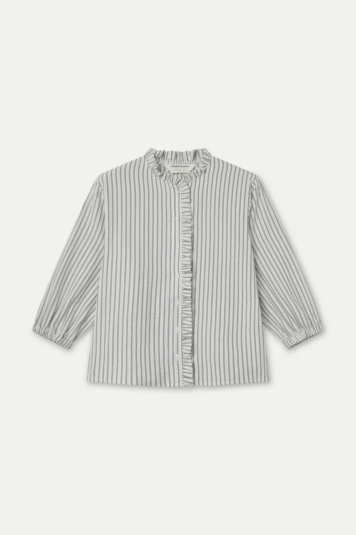 Camisa rayas negras volantes 63C/11087/ compañia fantástica