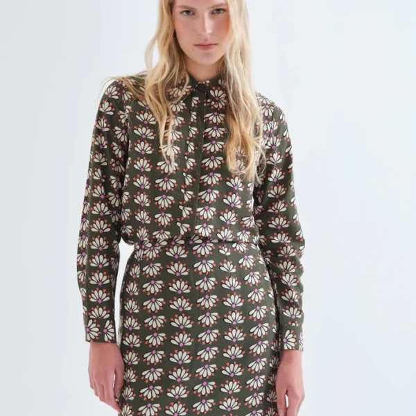Camisa crepé Geometry Compañía Fantástica 63C/12000