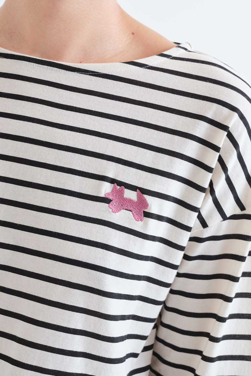 Camiseta_Algodón_rayas_negras_Compañía_Fantastica_63c/42014