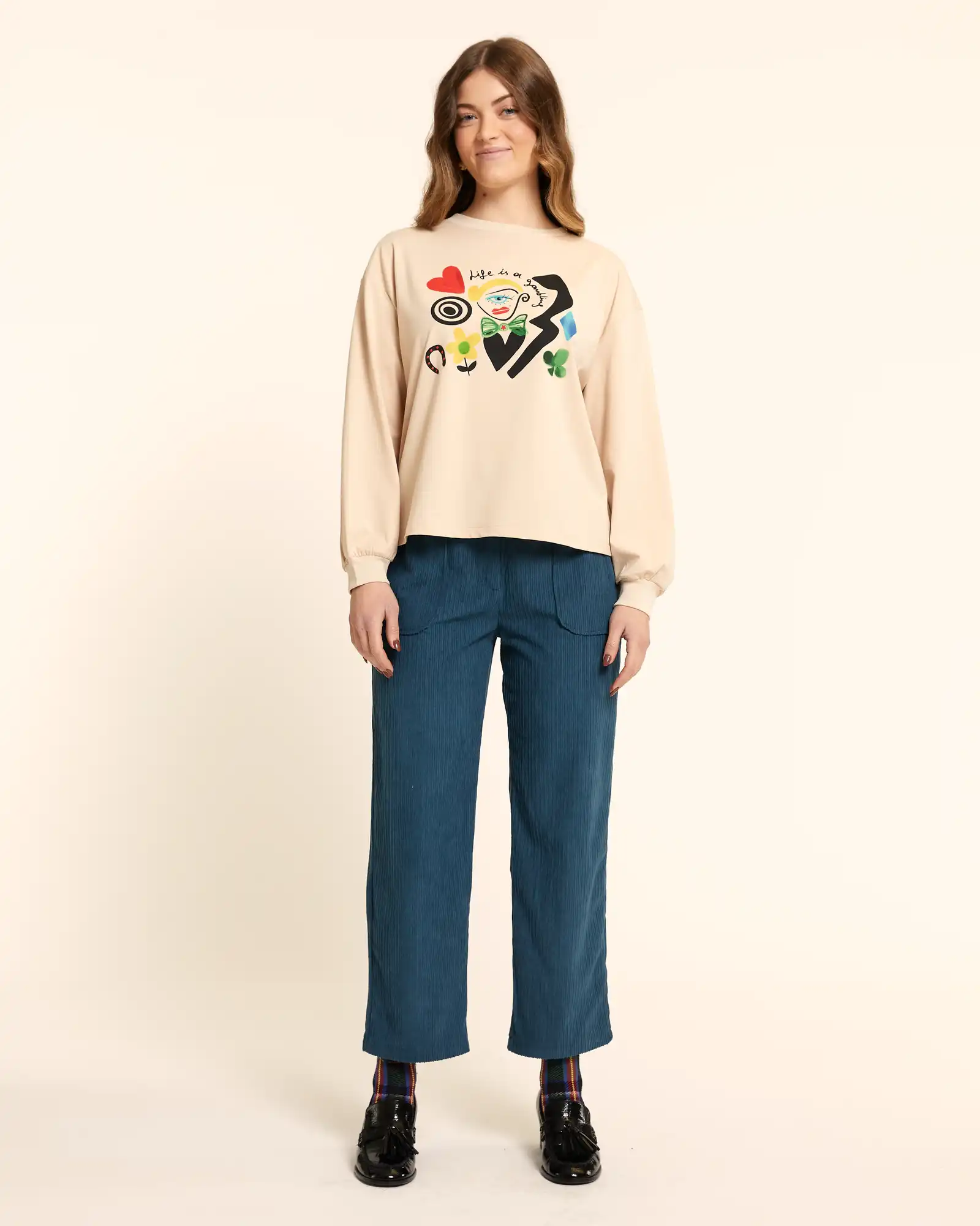 Camiseta_Kubiste_beige_Pepaloves_112406