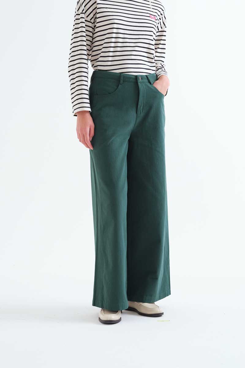 Pantalón_verde_petróleo_Compañía_Fantástica_63C/11110