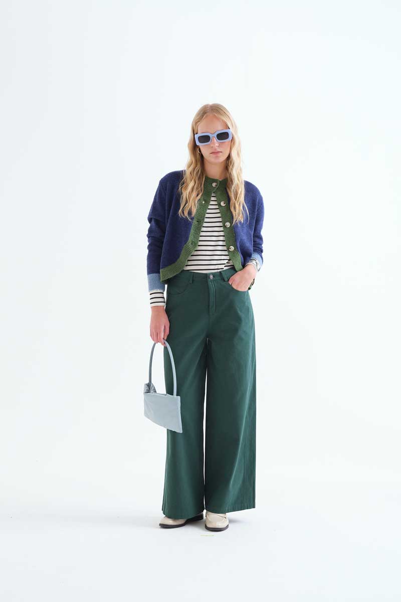 Pantalón_verde_petróleo_Compañía_Fantástica_63C/11110