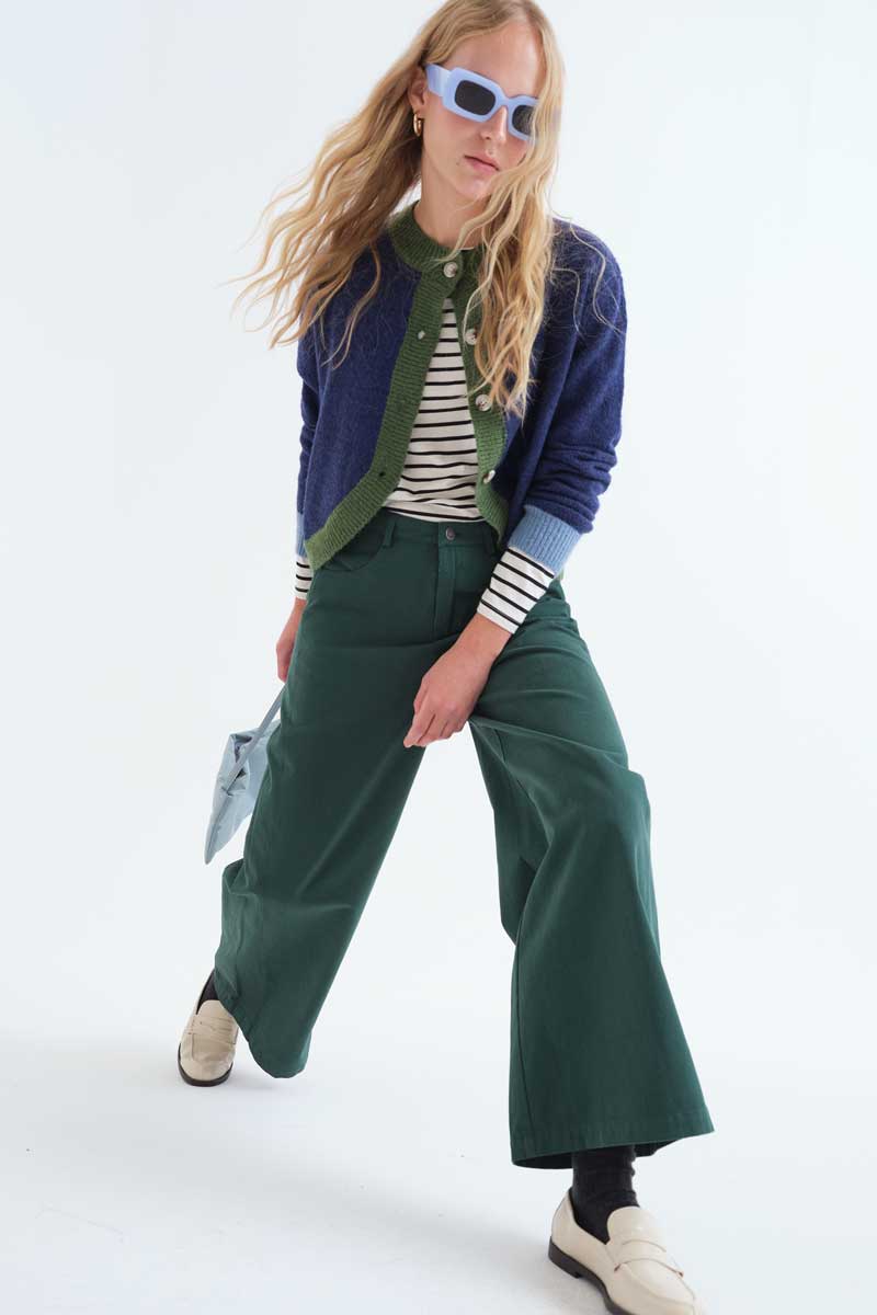 Pantalón_verde_petróleo_Compañía_Fantástica_63C/11110