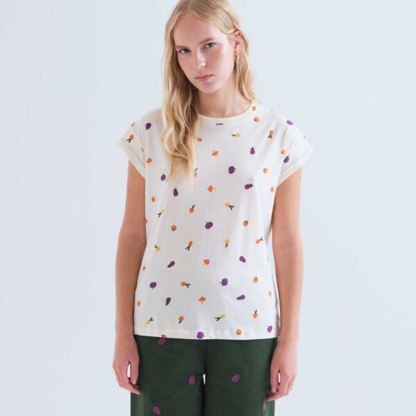 Camiseta_Algodon_estampado_verduras_Compania_Fantastica_63C/42004
