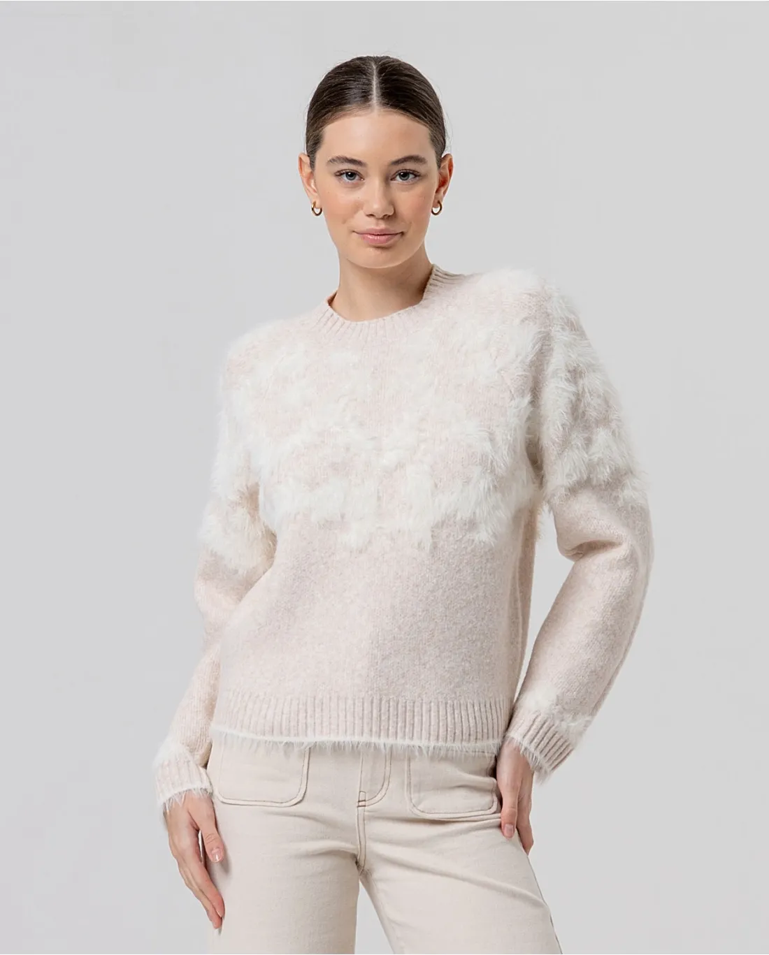 Jersey-cuello-redondo-jacquard-crudo-SURKANA-566SAFE231